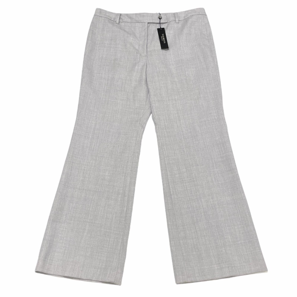 NWT Talbots Petites Heritage Wool Gray Dress Pants